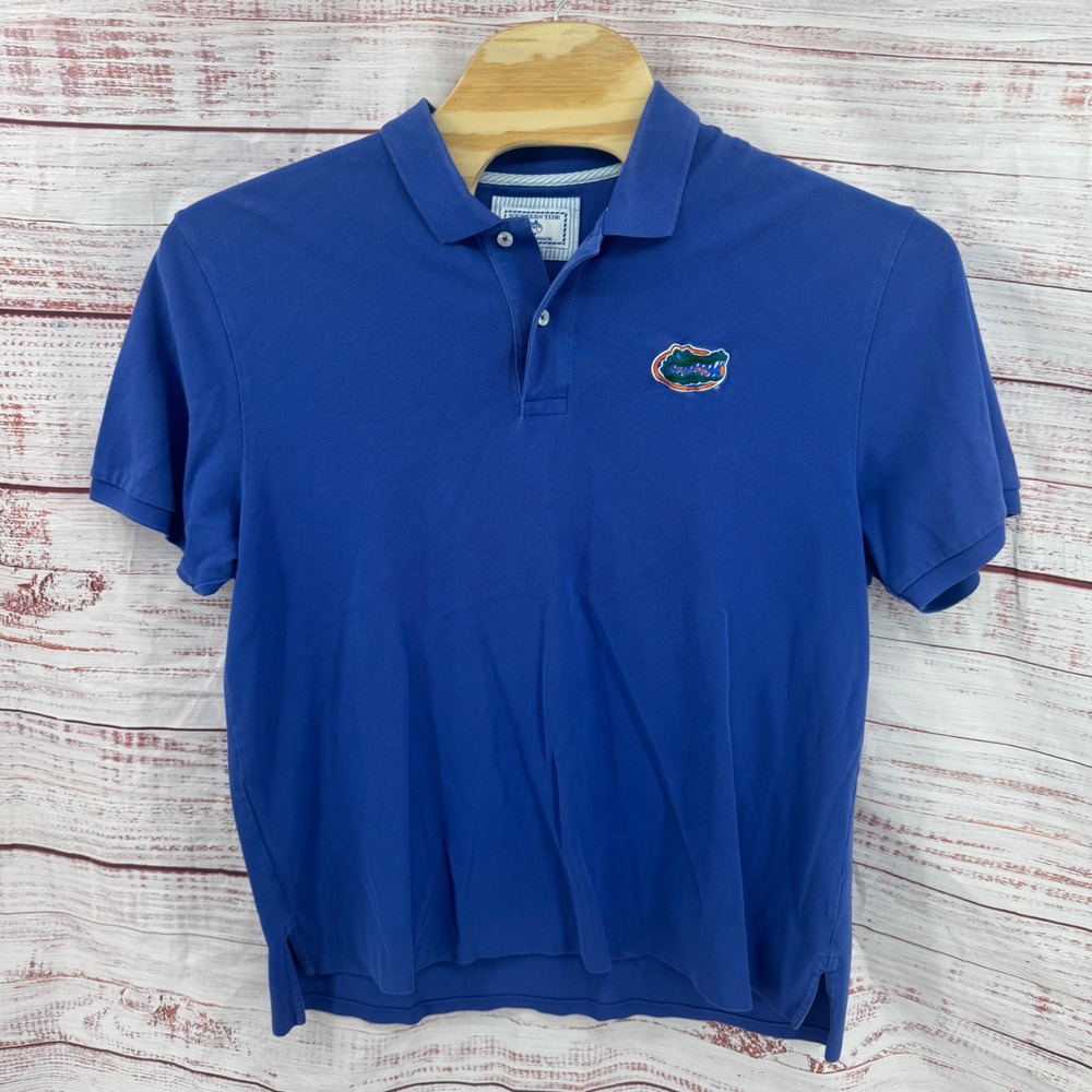Southern Tide Polo Shirt Mens‎ XL Florida Gators Blue Skipjack Short Sleeve